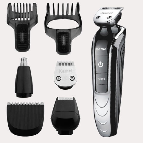 Whole body wash Rechargeable Multifunction Personal Electric Men Hair Clipper Shaver Beard Trimmers Nose Cutting Machine Haircut