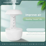 600ml Water Drop Humidifier Essential Oil Aromatherapy Diffuser Home Office Desktop Mute Ultrasonic Sprayer