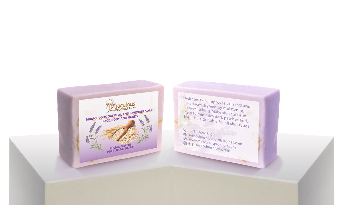 Miraculous Natural oatmeal and lavender soap