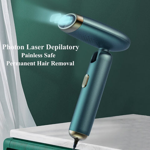 Fold  Handheld Photon Flash Laser Depilatory 5 Gears Adjustable No Pain Rejuvenation Hair Removal Skin Beauty Machine