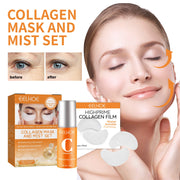 Collagen Eye Mask Spray Set Anti aging anti wrinkle anti aging collagen hydrating and moisturizing