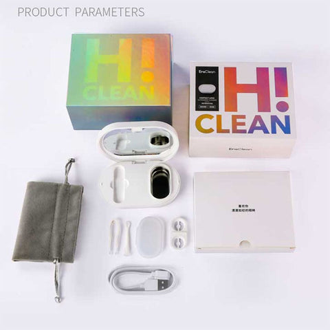 Xiaomi Eraclean Contact Lens Ultrasonic Cleaning Machine 56000Hz High Frequency Vibration Timing Rechargeable Cleaner
