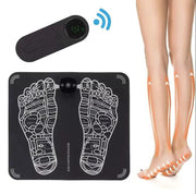 EMS Electric Foot Massager Mat Pulse Muscle Relax Health Care Feet Massageador Cushion Intelligent Remote Control Massage Salud