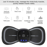 Rechargeable Wireless Remote Control Cervical Massage Paste Mini Massage Paste Cervical Spine Massager Cervical Spine Paste