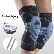 Hailicare Silicone Knee Pads Anti-Slip Anti-Collision Anti-Collision Booster Support Fixator Sports Knee Pads