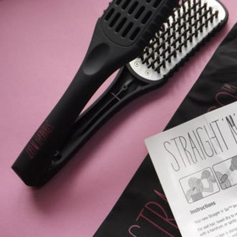 TV hot products straight n go brush hair straightener comb Without electricity hair care styler products  20C M