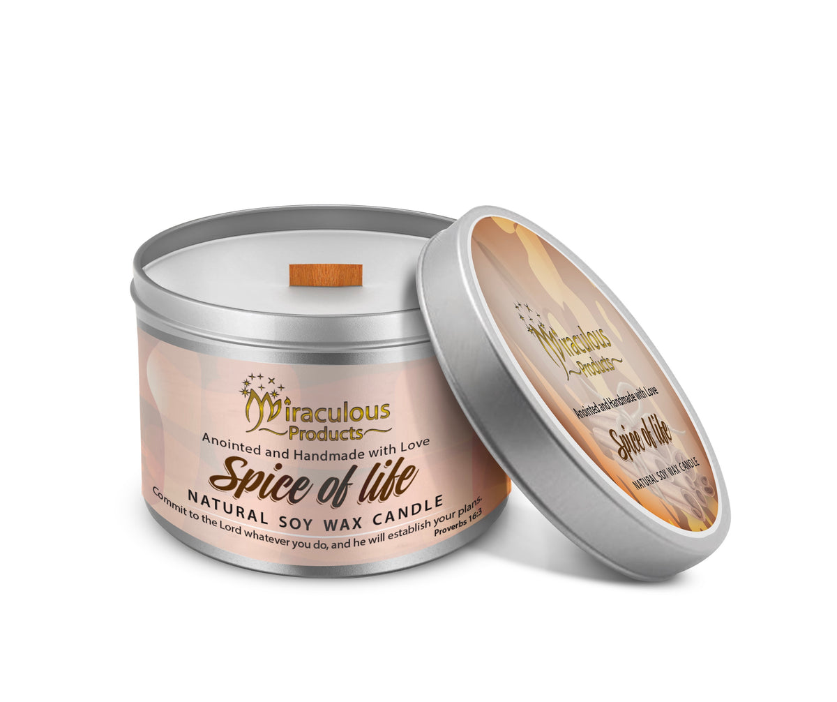 Spicy of Life Handmade Candle – Coconut Soy Wax