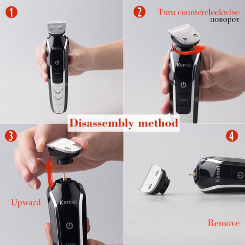 Whole body wash Rechargeable Multifunction Personal Electric Men Hair Clipper Shaver Beard Trimmers Nose Cutting Machine Haircut