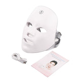 USB Rechargeable Manual Touch Test LED Mask Colorful Photon Skin Rejuvenation Beauty  Facial Mask
