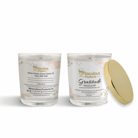 Gratitude Candle - Miraculous Products