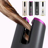 Electric LCD Display Automatic Rotating Hair Waver Curling Iron