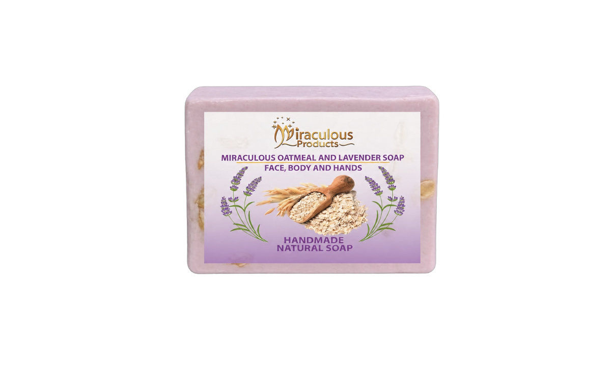 Miraculous Natural oatmeal and lavender soap