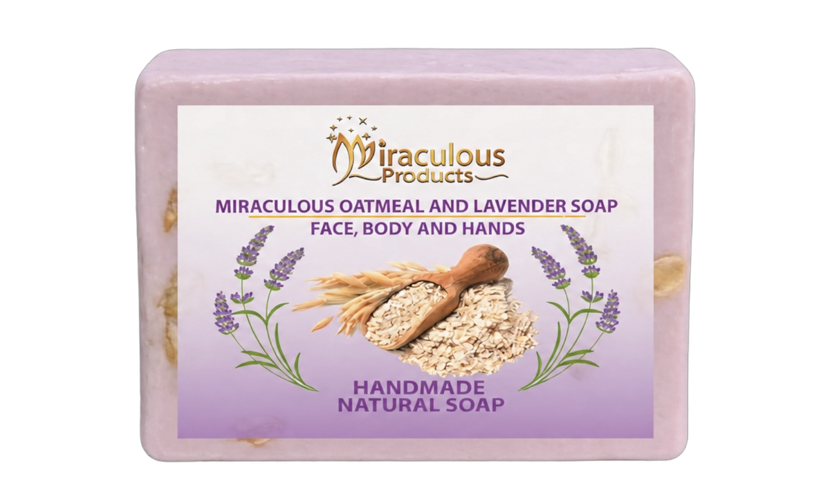 Miraculous Natural oatmeal and lavender soap
