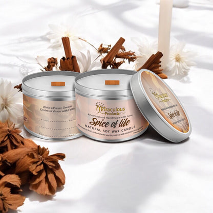 Spicy of Life Handmade Candle – Coconut Soy Wax