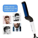 Men Multifunctional Electric Brush Heating Hair Straightener