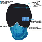 Migraine Relief Hat Ice Pack Headache Relief Gel Eye Mask Cold Therapy Migraine Face Mask Elastic Bag