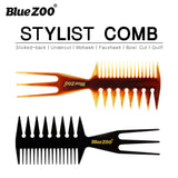 Oil Head Comb Double-Sided Fish Insert Comb Big Tooth Flat Comb Bottom Fork Comb Plate Hair Styling Comb