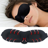 3D Portable Soft Travel Sleep Rest Aid Eye Mask Cover Eye Patch Sleeping Mask Case Blindfold Eye Mask Eyeshade Massage