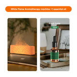 Flame Aroma Diffuser Air Humidifier Ultrasonic Cool Mist Maker Fogger Led Essential Oil Lamp Realistic Fire Difusor