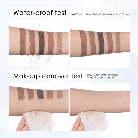 QIBEST New Three Dimensional Eyebrow Dyeing Cream Does Not Fade And Halo And Eyebrow Dyeing Liquid Is Waterproof And Sweat Proof