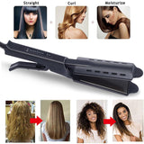 Hair Straightener Four-gear Temperature Adjustment Ceramic Tourmaline Flat Iron Women Hair Straightener Widen Panel Hair Curler