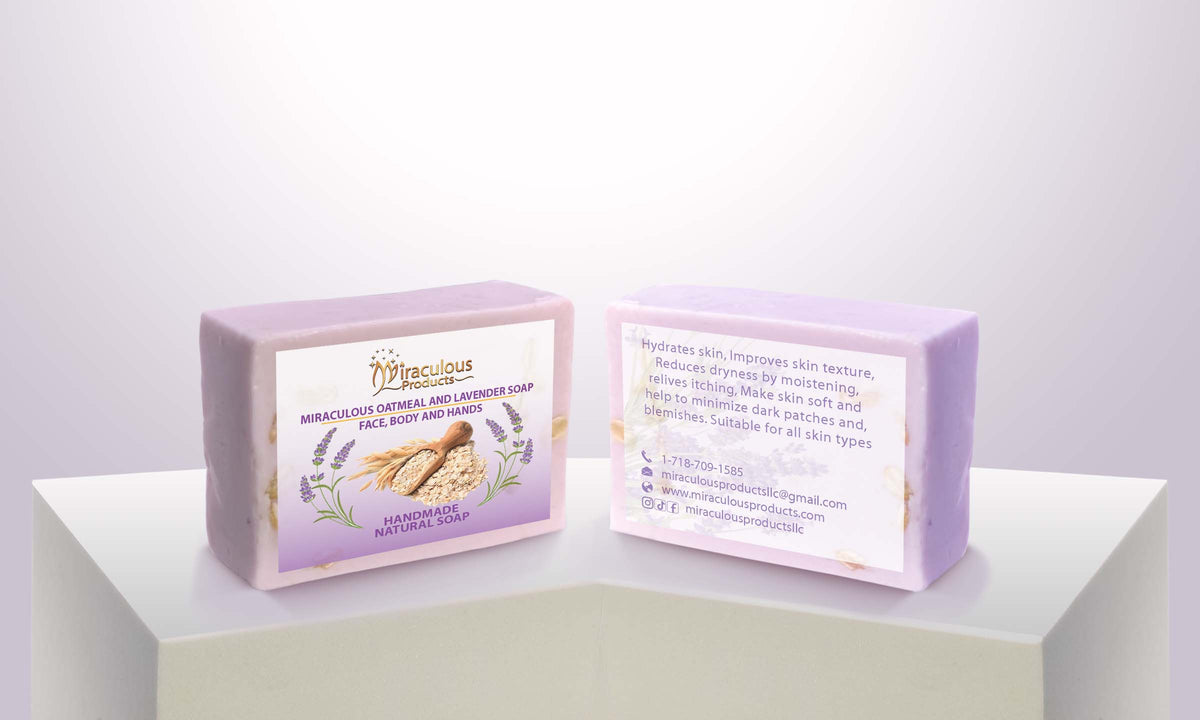 Miraculous Natural oatmeal and lavender soap