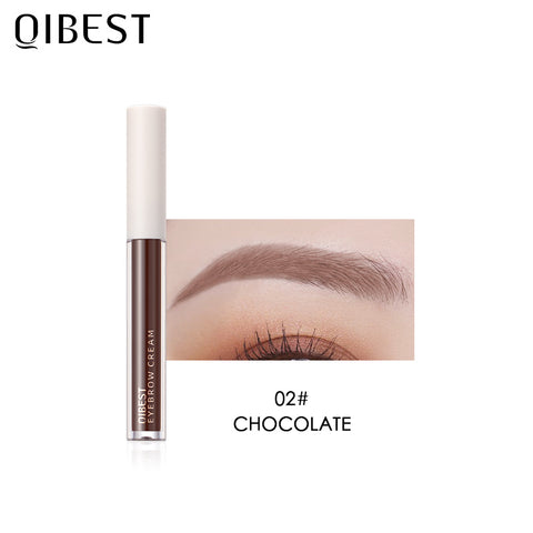 QIBEST New Three Dimensional Eyebrow Dyeing Cream Does Not Fade And Halo And Eyebrow Dyeing Liquid Is Waterproof And Sweat Proof
