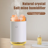 Crystal Salt Stone Humidifier Household Silent Air Humidification Aromatherapy Essential Oil Diffuser