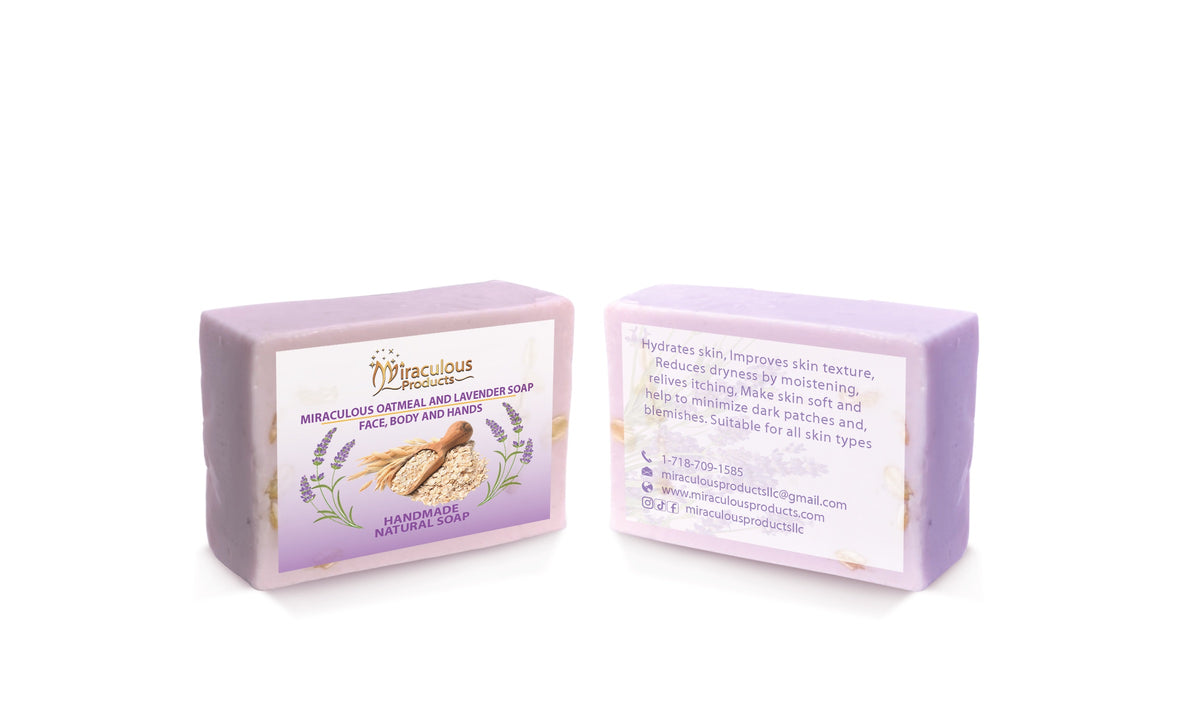 Miraculous Natural oatmeal and lavender soap