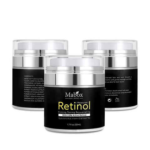 2.5% Retinol Whitening Face Cream + Vitamin C Whitening Serum Anti aging Moisturizer Face Cream