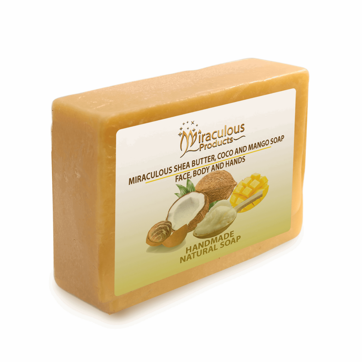 Shea Butter, Coco And Mango Soap - Miraculous Products