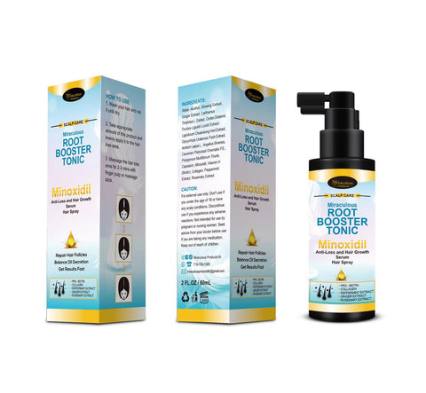 Miraculous Root Booster Tonic Anti Loss and Hair Growth  Minoxidil