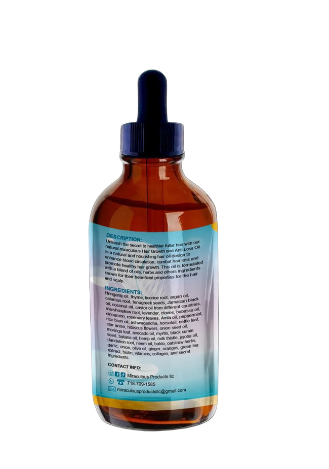 100% Natural handmade Anti Loss and Hair Growth Oil