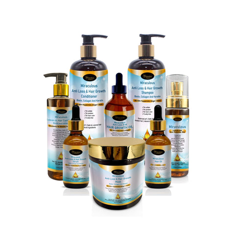 Miraculous Anti Loss and Hair Growth Hair Care Line