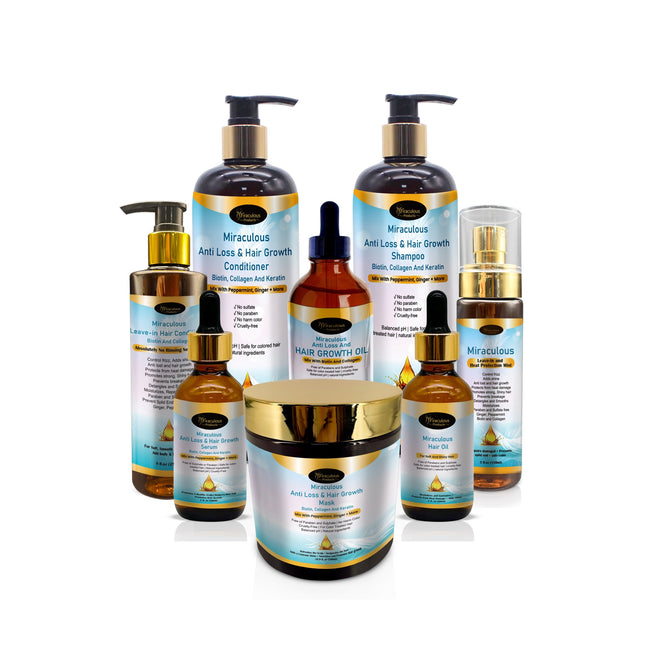 Miraculous Hair Care Line Anti Loss and Hair Growth
